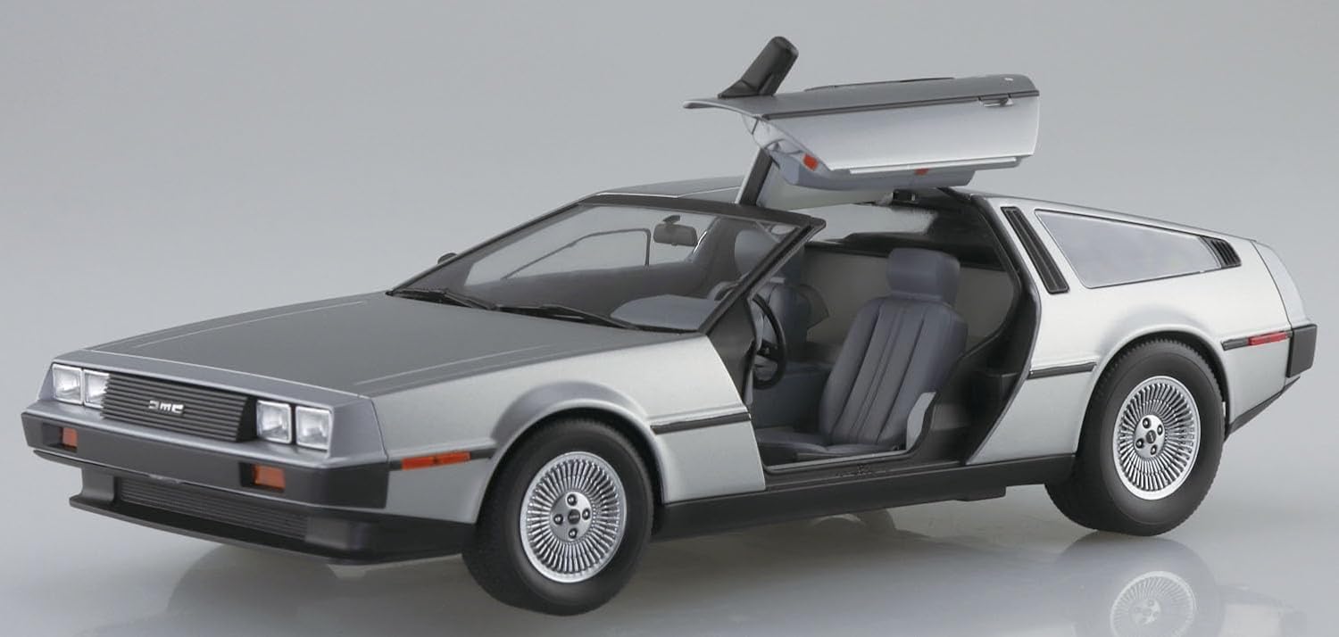 Aoshima 064351 1/24 Bunka Kyozai The Super Car No.21 '82 DeLorean Plastic Model DMC-12