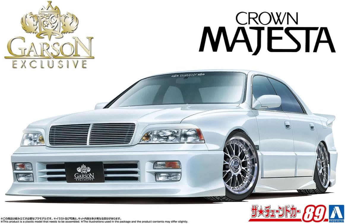 Aoshima 068311 1/24 Bunka Kyozai The Tuned Car Series No.89 Toyota GARSON UZS141 Majesta '91 - BanzaiHobby