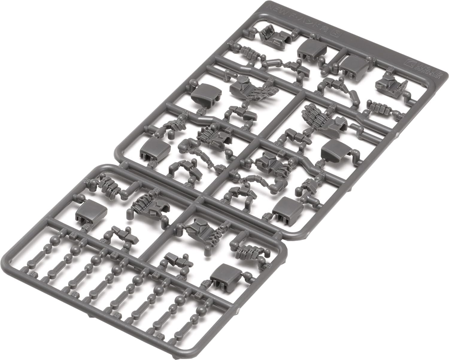 Wave OP761 NEW F-Hand Square S Gray - BanzaiHobby