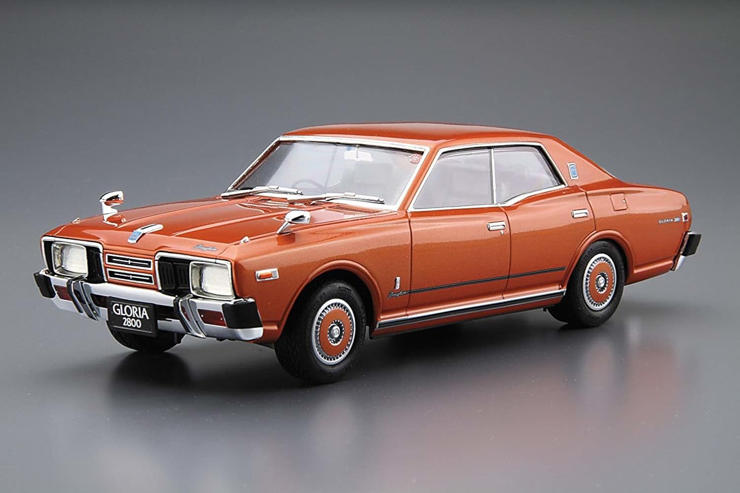 Aoshima 1/24 The Model Car Series No.53 Nissan P332 Cedric/Gloria 4HT2800 Brougham '78