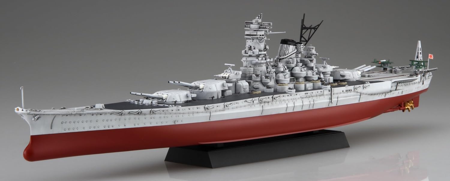 Fujimi 1/700 Ship NEXT Series No.2 EX-2 Imperial Japanese Navy Battleship Musashi (Operation Sho-Ichigo Light Gray Version) with Etching Parts