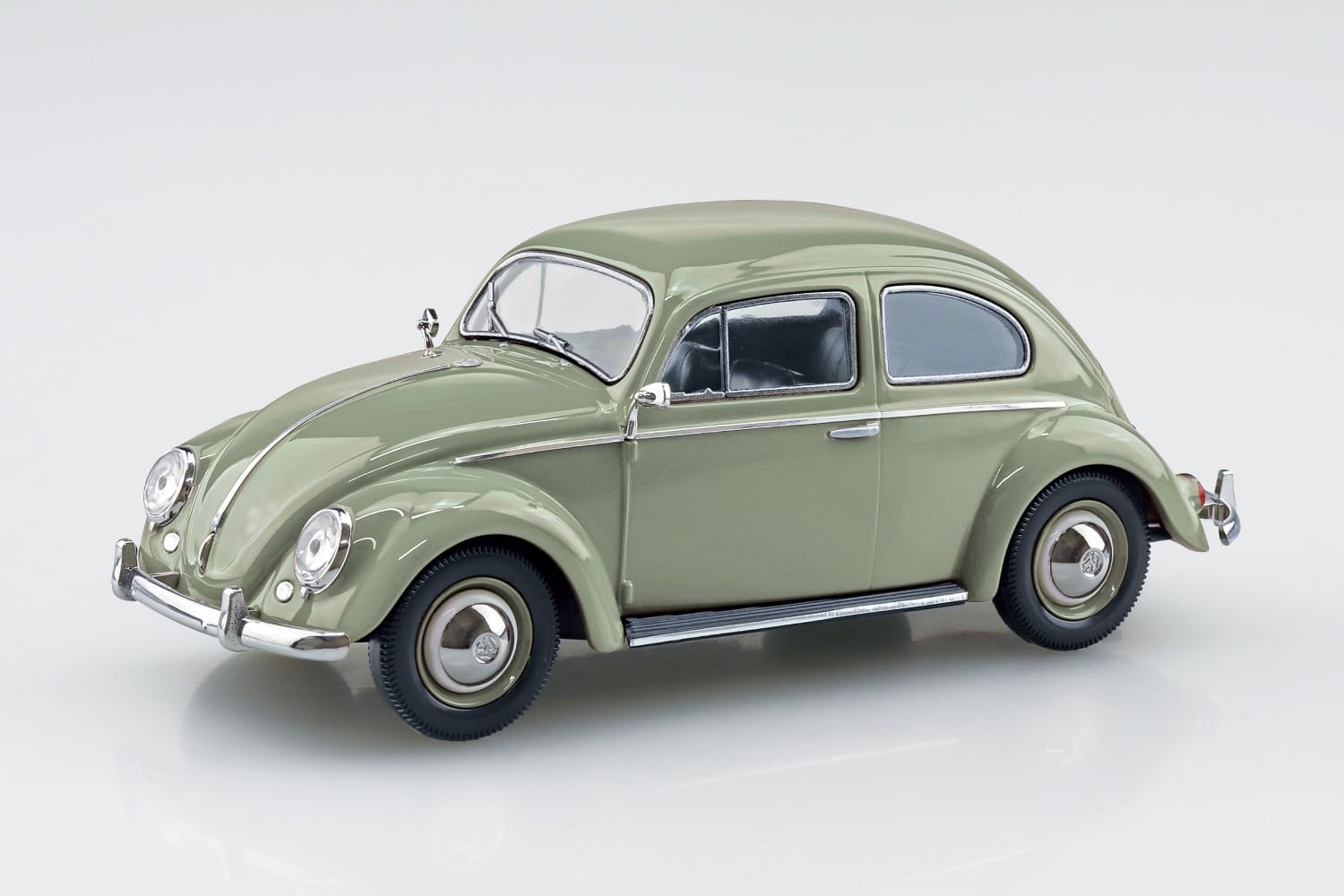 Aoshima 1/32 RakuPla Snap Kit No.20-RG Volkswagen Beetle (Reed Green)