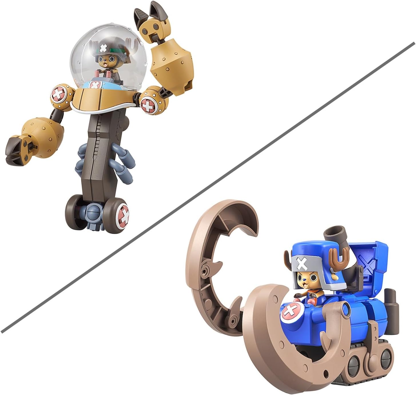 Bandai ONE PIECE Chopper Robo Super 2 & 3 (Heavy Armor & Horn Dozer) - BanzaiHobby
