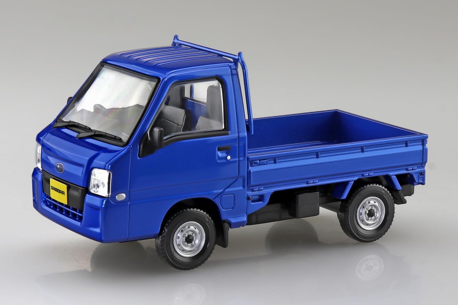 Aoshima 065778 1/32 Raku Plastic Snap Kit No.05-WB Subaru Sambar Truck WR Blue Limited - BanzaiHobby