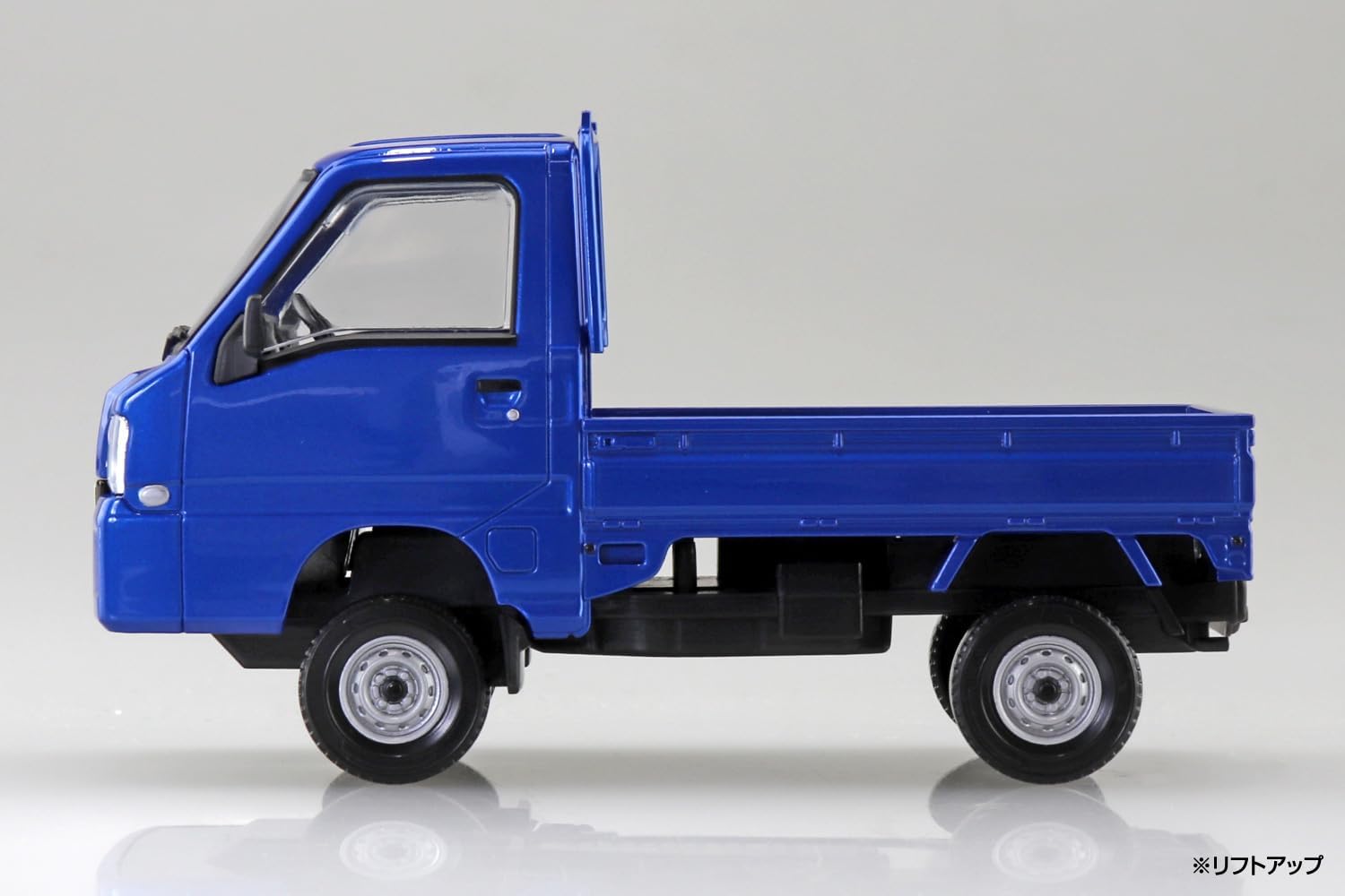 Aoshima 065778 1/32 Raku Plastic Snap Kit No.05-WB Subaru Sambar Truck WR Blue Limited - BanzaiHobby