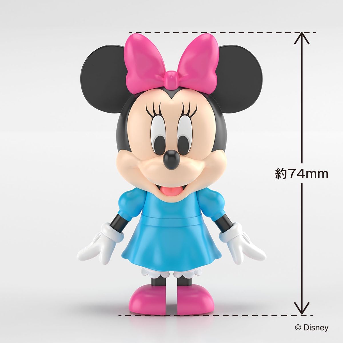 Aoshima 067031 Bunka Kyozai Raku Plastic Tokotoko No. DP-02 Disney Character Minnie