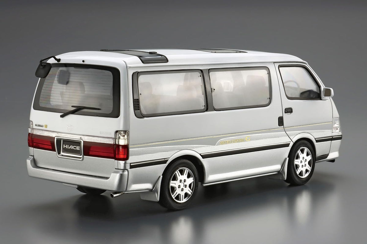 Aoshima 1/24 The Model Car No. 133 Toyota KZH100G Hiace Super Custom G '99