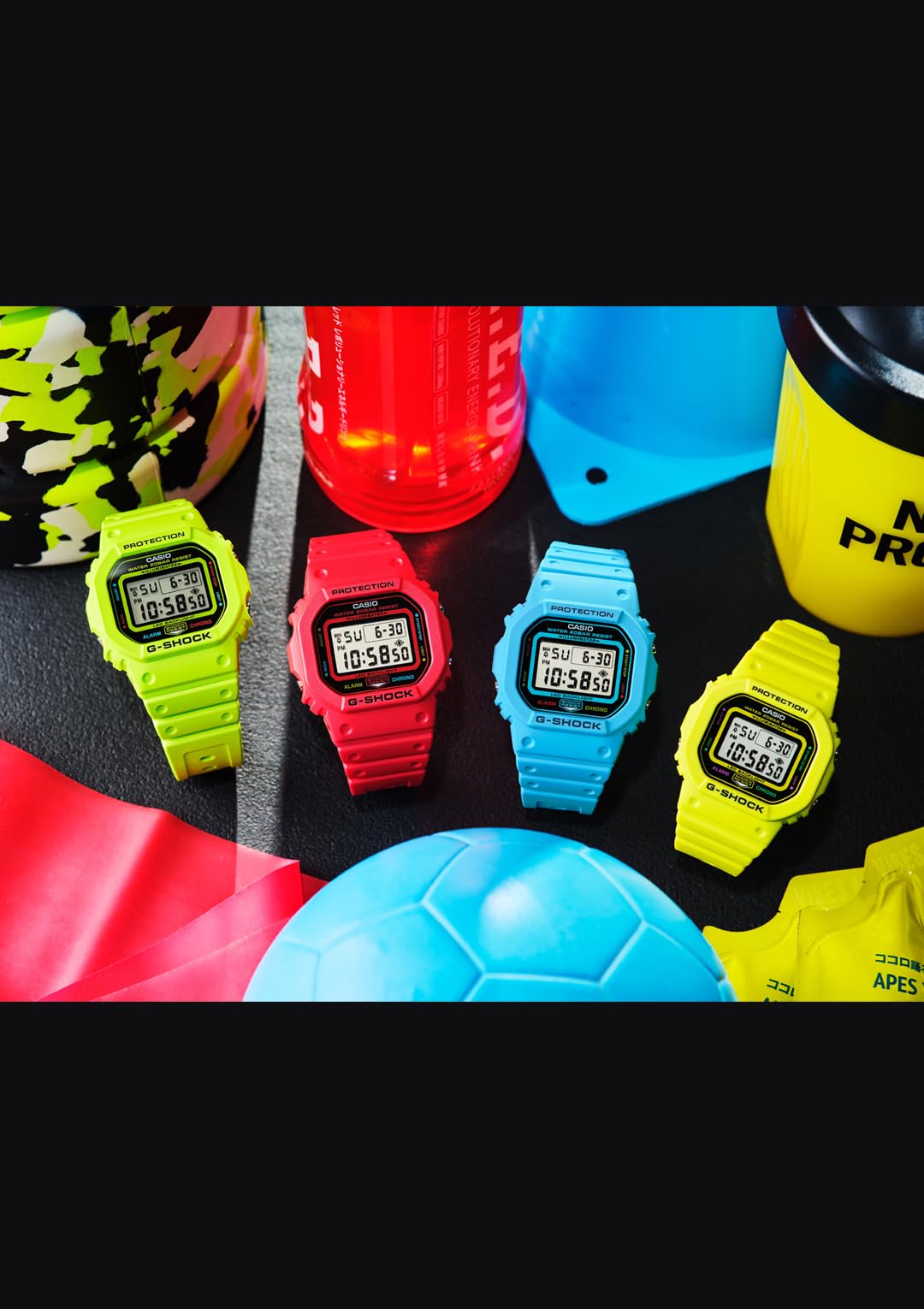 [カシオ] 腕時計 ジーショック 【国内正規品】ENERGY PACK DW-5600EP-4JF メンズ レッド