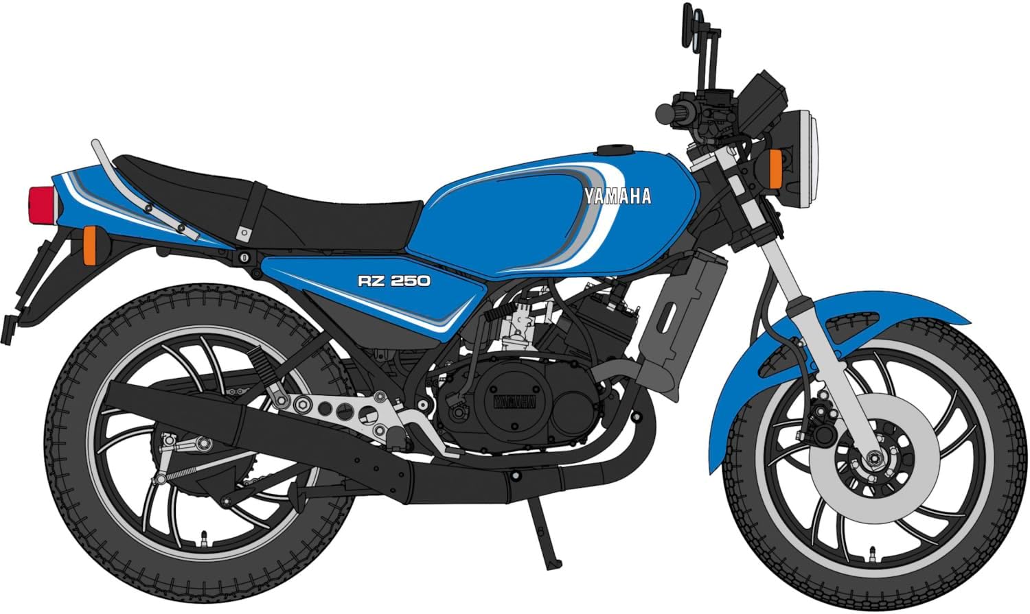 Hasegawa 21774 1/12 Yamaha RZ250 (4L3) Y.A.C. Limited (1982)