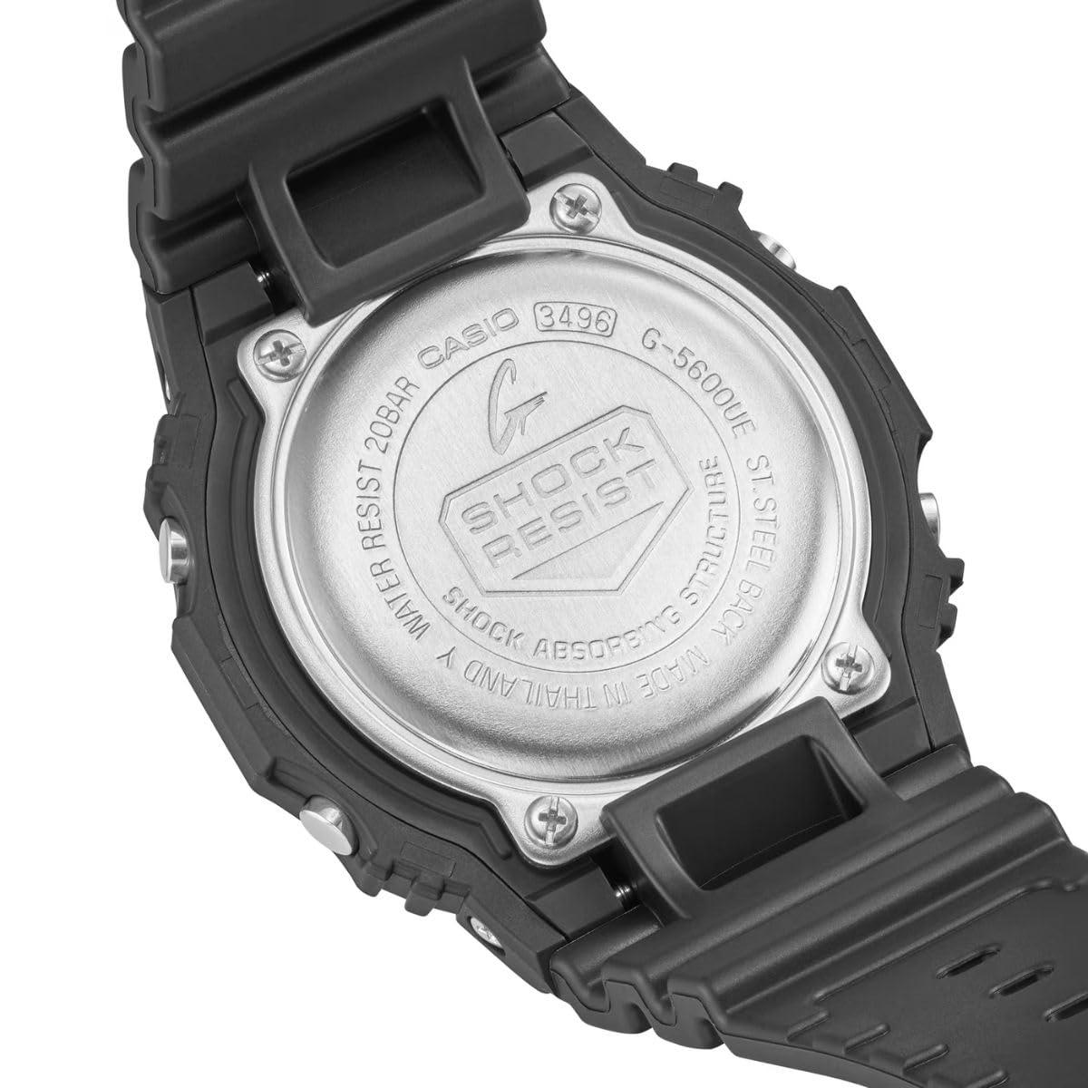 [カシオ] G-SHOCK オリジン 5600シリーズ ワールドタイム ソーラー メンズ 腕時計 G-5600UE-1DR [並行輸入品]