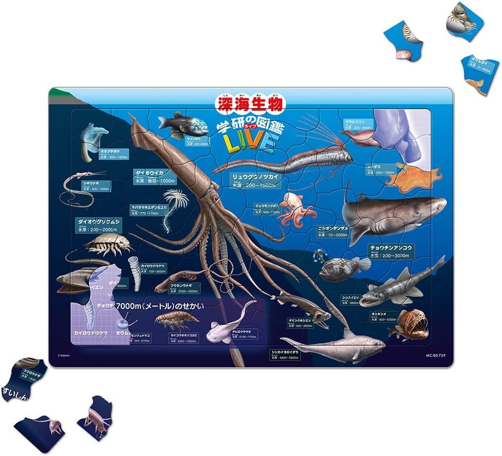 Tenyo ＭＣ－８０－７５９ Deep-sea Creatures Encyclopedia (Gakken Encyclopedia LIVE)
