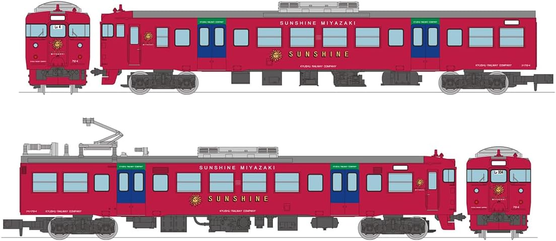 TOMYTEC Railway Collection JR 713 Series Sunshine Miyazaki 2-Car Set A Diorama Supplies