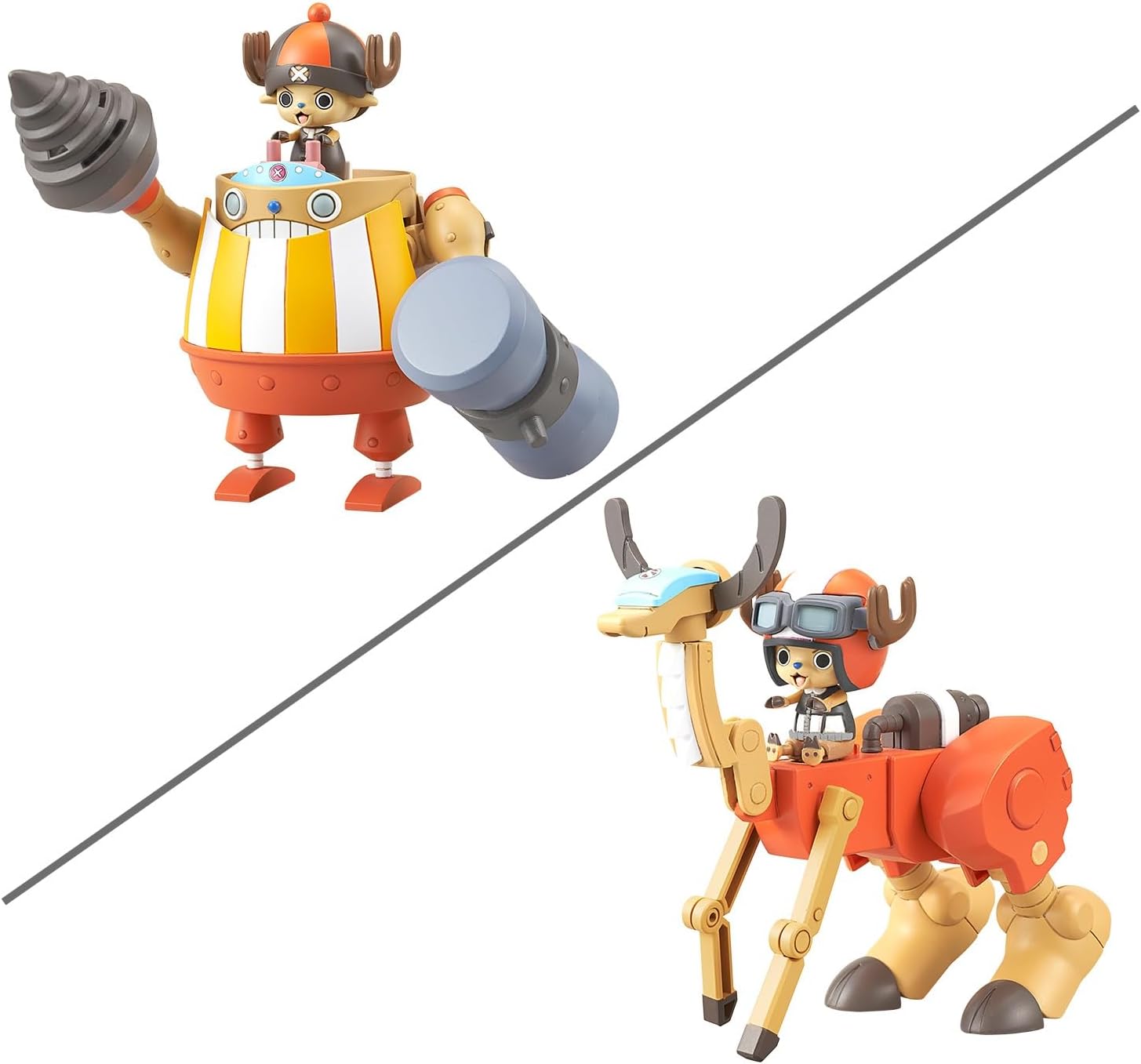 Bandai ONE PIECE Chopper Robot Super 4 & 5 (Kung Fu Tracer & Walk Hopper) - BanzaiHobby