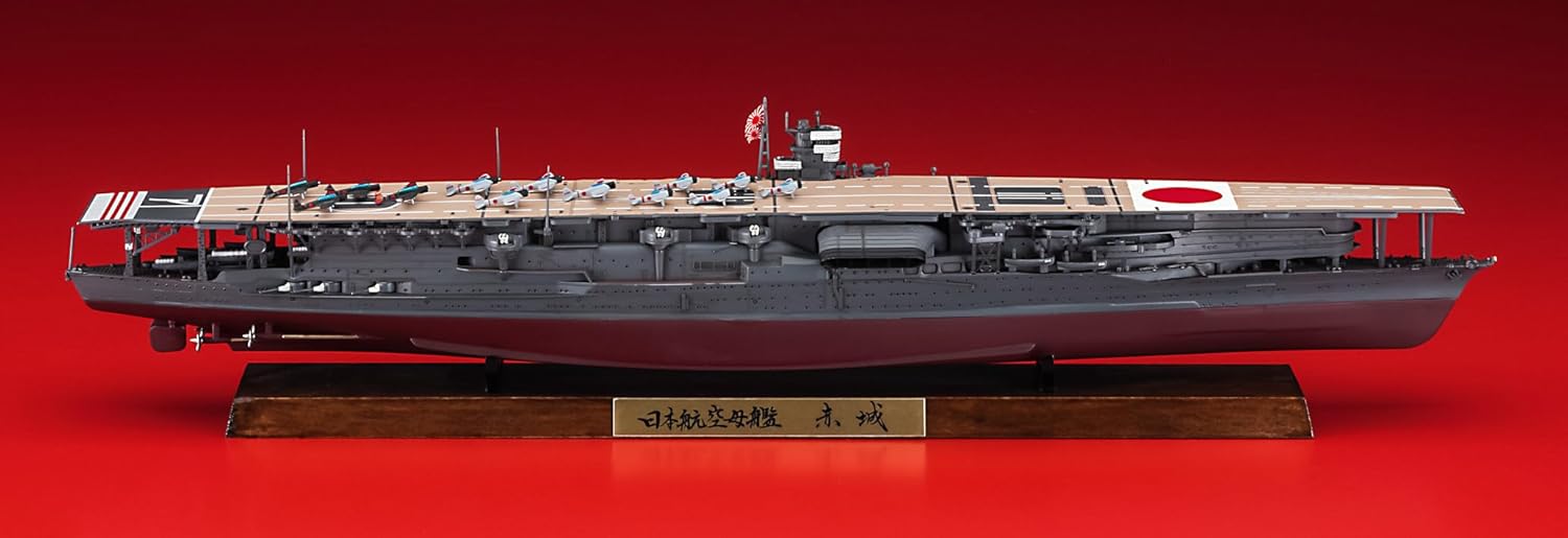 Hasegawa CH127 1/700 Japanese Navy Aircraft Carrier Akagi Full Hull Version Battle of Midway