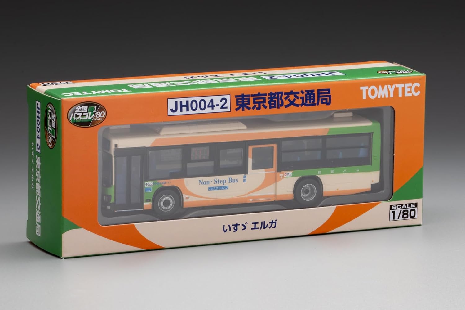 TOMYTEC JH004-2 (HO Scale) National Bus Collection 80 Tokyo Metropolitan Bureau of Transportation - BanzaiHobby
