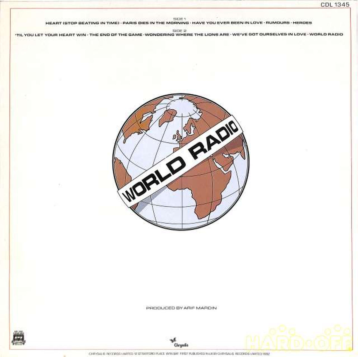 Chrysalis (import, English) Leo Thayer 'World Radio' CDL-1345