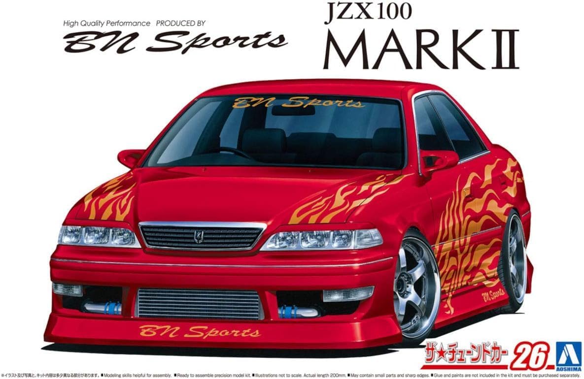 Aoshima 1/24 Das getunte Auto Nr. 26 BN Sports JZX100 Mark II 1998 (Toyota)