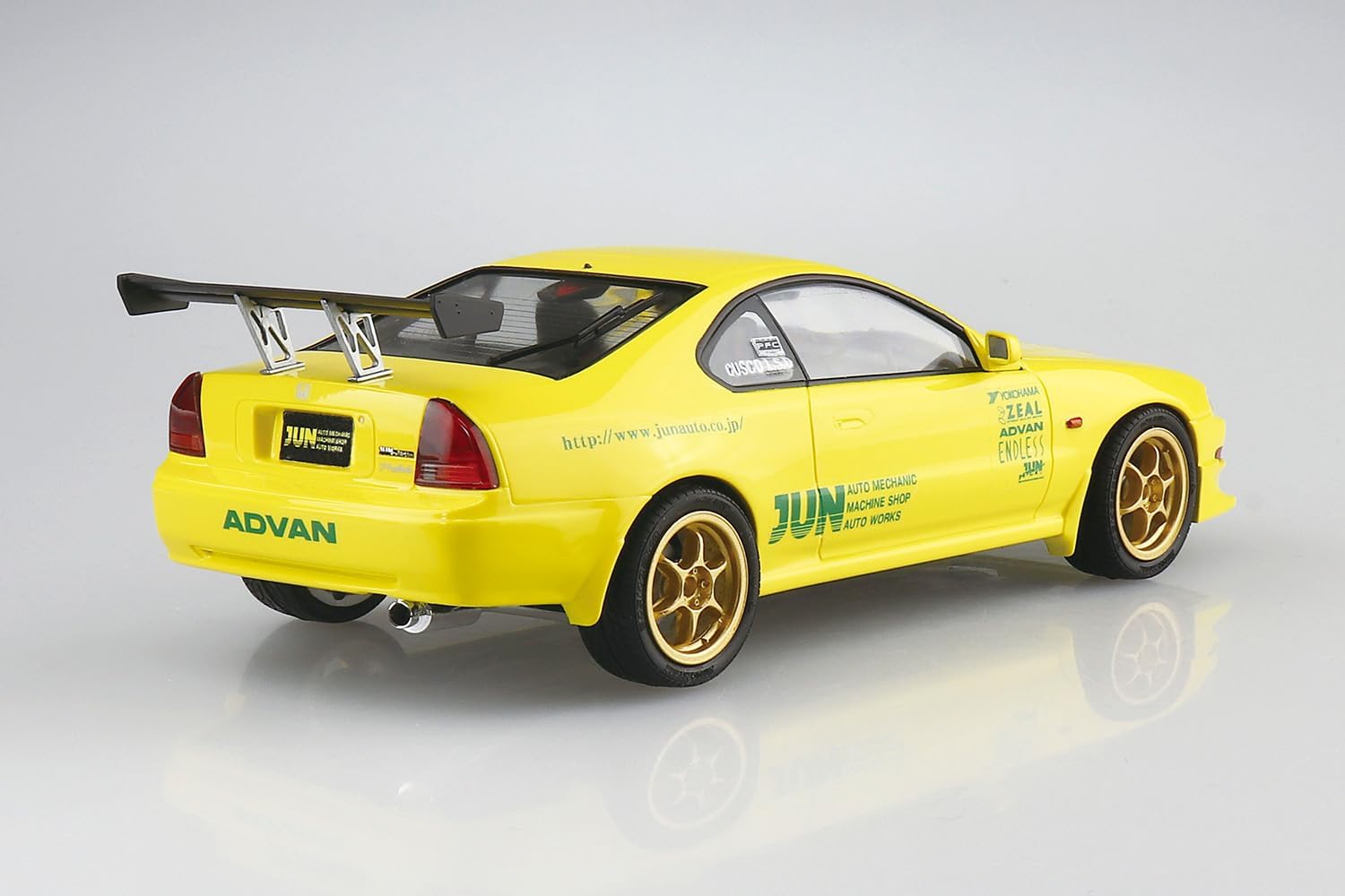 Aoshima 1/24 The Tuned Car Series No.73 Honda JUN Auto Mechanic BB1 Prelude '91 - BanzaiHobby