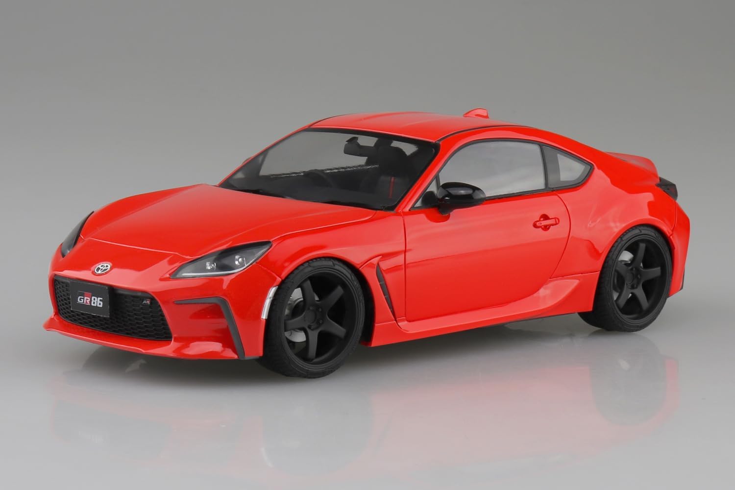 Aoshima 064214 1/24 Bunka Kyozai The Model Car Series SP13 Toyota ZN8 GR86 '21 Custom Wheels - BanzaiHobby