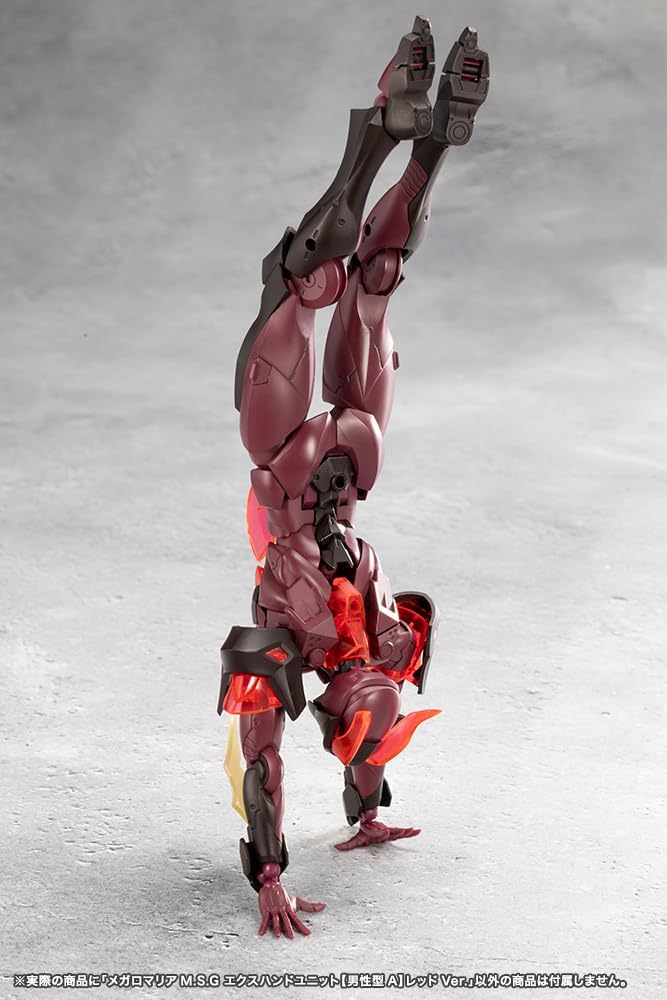 Kotobukiya CX044 MEGALOMARIA M.S.G EX HAND UNIT [Male Type A] RED Ver. (MegaloMaria Unlimited Universe)