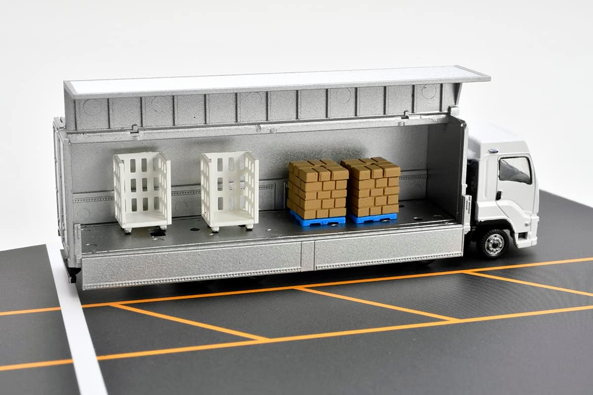 Tomytec The Truck Collection Tracolle Logistics Site Wing Van Set A - BanzaiHobby