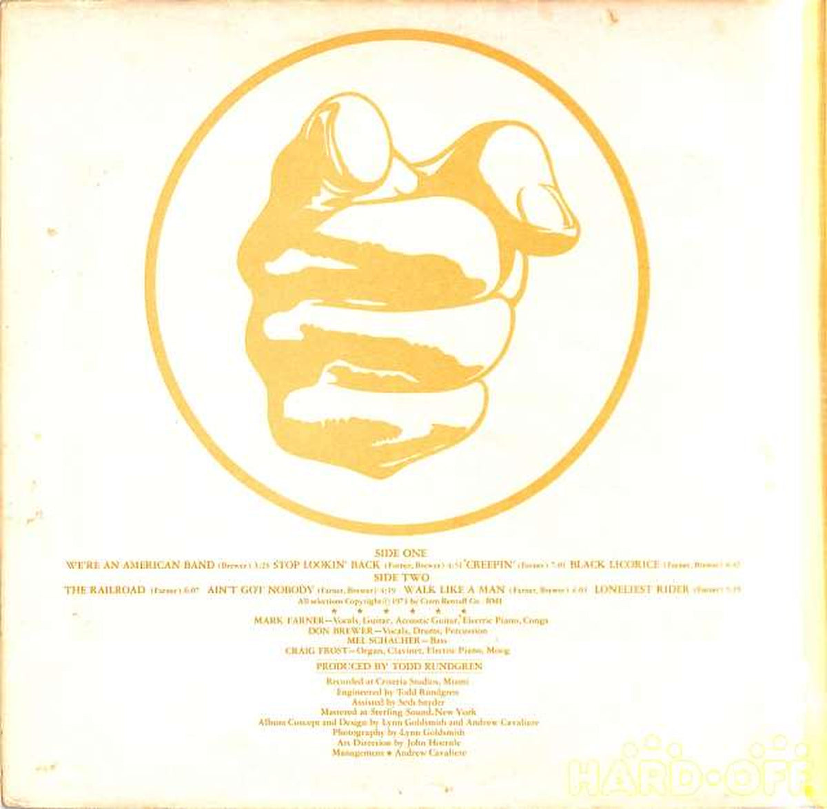 EMI (Import in U.S.) Grand Funk 'Weer an American Band' SMAS-11207