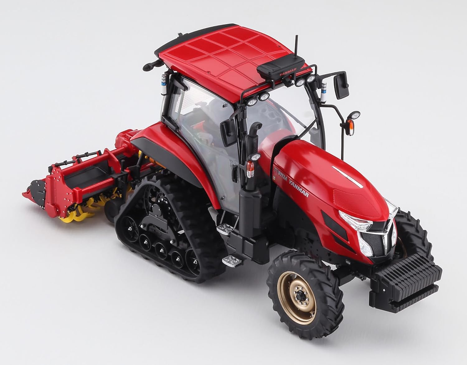 Hasegawa 66112 1/35 Construction Machinery Series Yanmar Tractor YT5113A "Robot Tractor" Delta Crawler/Rotary - BanzaiHobby