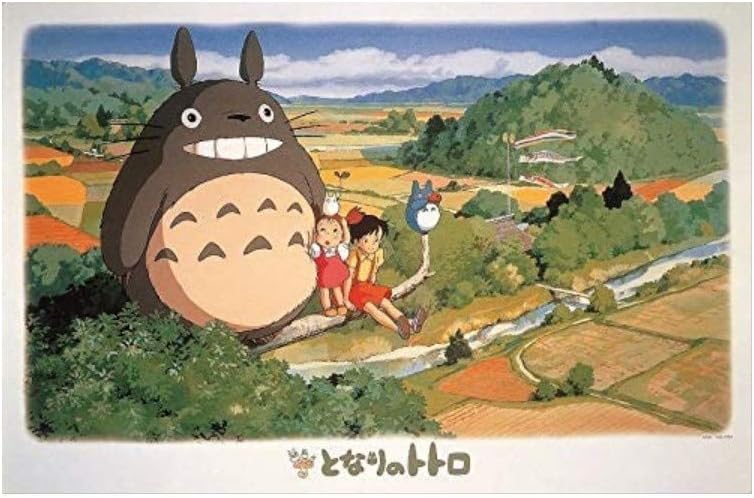 Ensky 1000-211 My Neighbor Totoro: On a Sunny Day in May - Ghibli (Puzzle, 1000 Pieces, 50 x 75 cm)