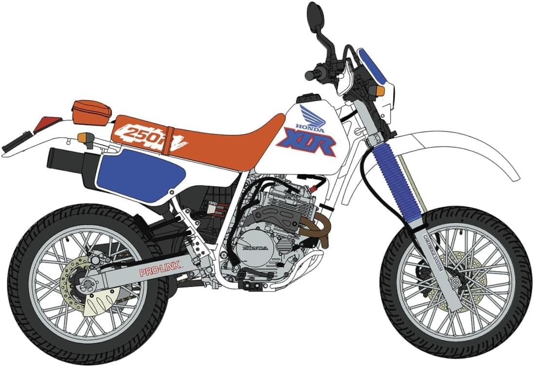Hasegawa 21779 1/12 Honda XLR250R (MD22) (1991) Motard Custom - BanzaiHobby