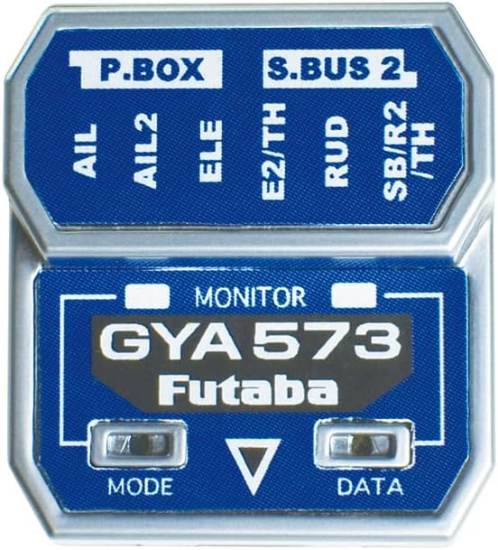 Futaba 040559 GYA573 6-Axis Gyro for Aircraft 00107442-3 (Compatible with Electric Motors/Engines)
