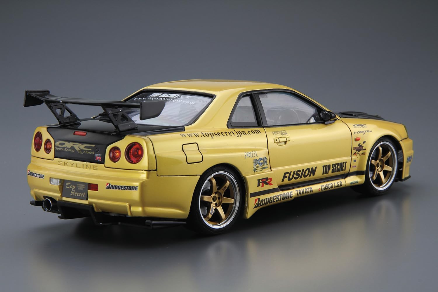 Aoshima 1/24 The Tuned Car No.015 Top Secret BNR34 Skyline GT-R '99 (Nissan)