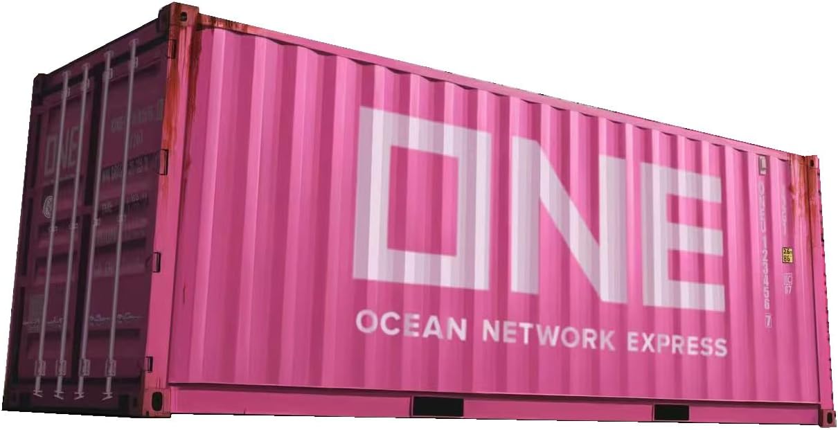Fujimi 1/24 Car NEXT Series No. 1101 20ft Dry Container Type ONE (Magenta) - BanzaiHobby