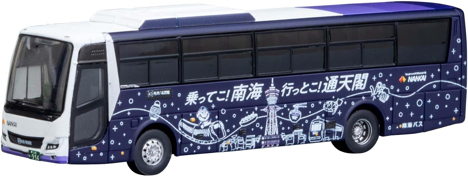 TOMYTEC (N Scale) The Bus Collection Nankai Bus (Let's Ride the Nankai Bus! Let's Go to Nankai!) Tsutenkaku Wrapping Bus