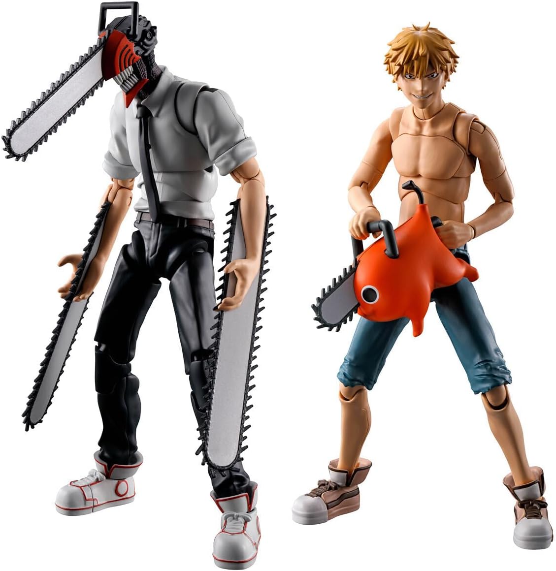 Bandai SMP Kit Makes Pose Chainsaw Man Shokugan (set of 2)