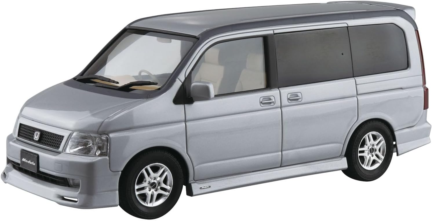 Aoshima 068304 1/24 Bunka Kyozai The Model Car Series No. SP12 Honda RF3 Step Wagon Moduro '01 - BanzaiHobby