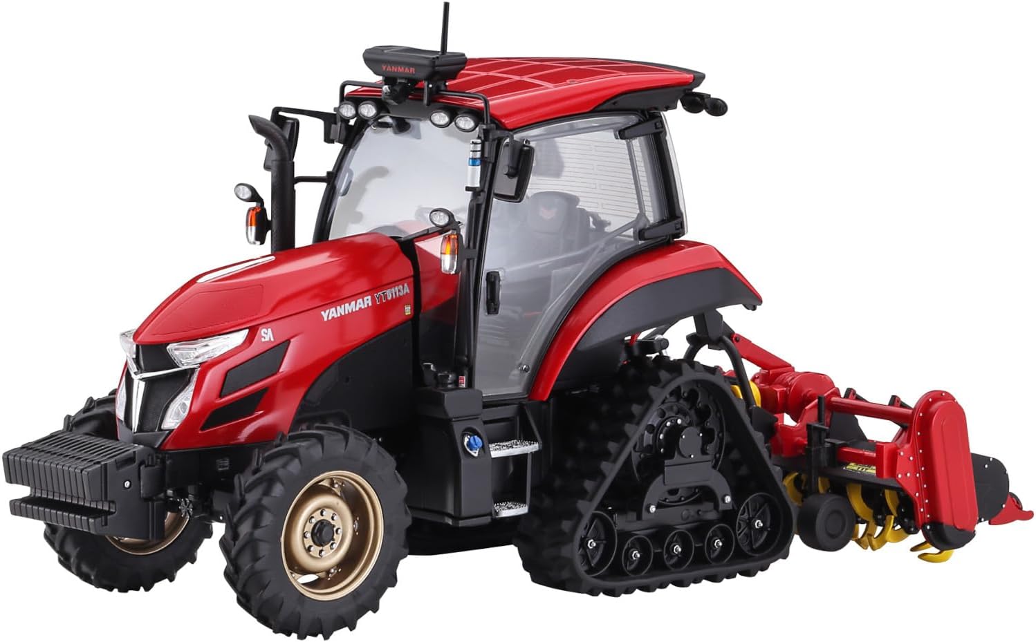 Hasegawa 66112 1/35 Construction Machinery Series Yanmar Tractor YT5113A "Robot Tractor" Delta Crawler/Rotary - BanzaiHobby
