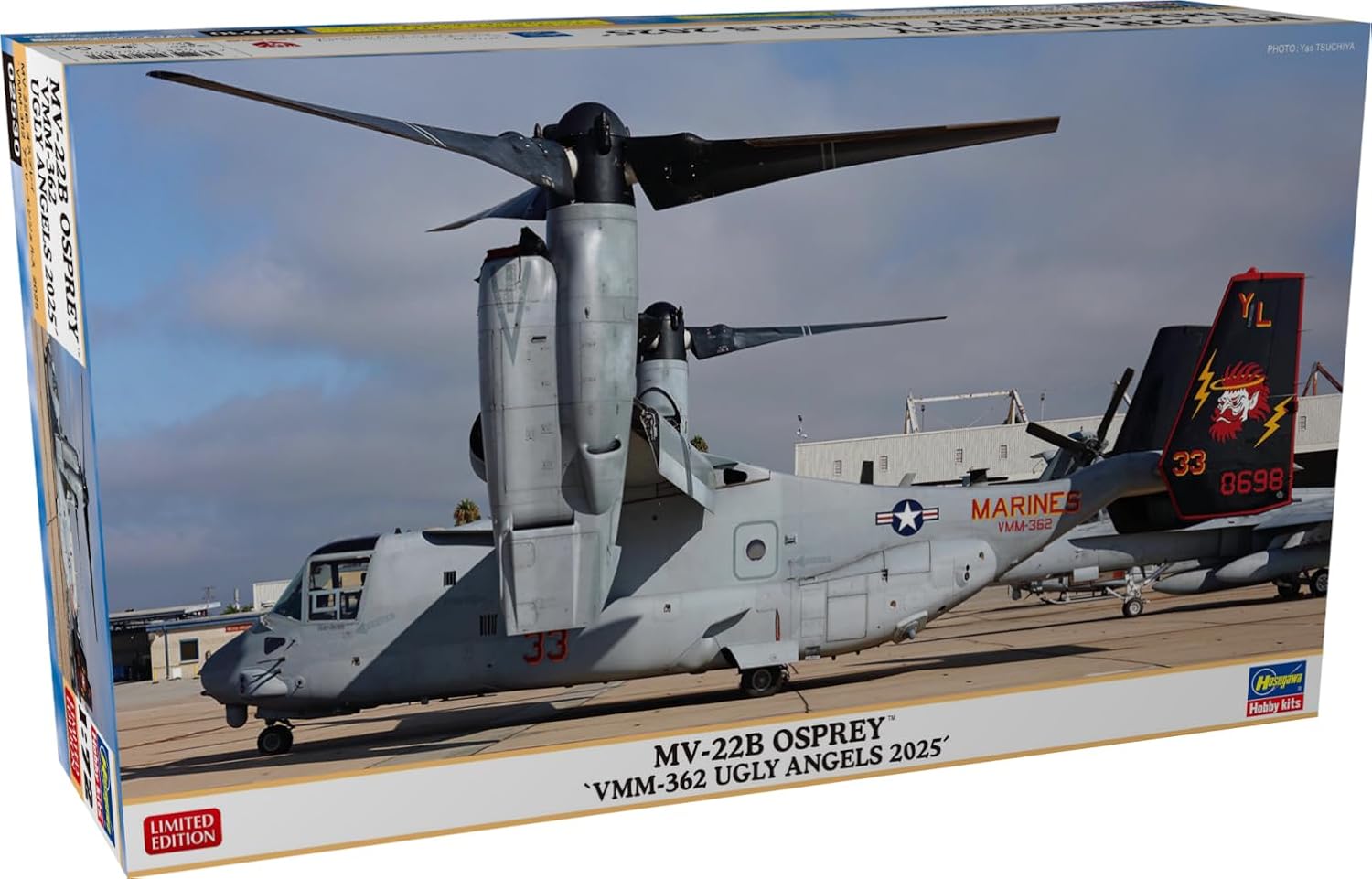 Hasegawa 02530 1/72 MV-22B Osprey VMM-362 Ugly Angels 2025 - BanzaiHobby