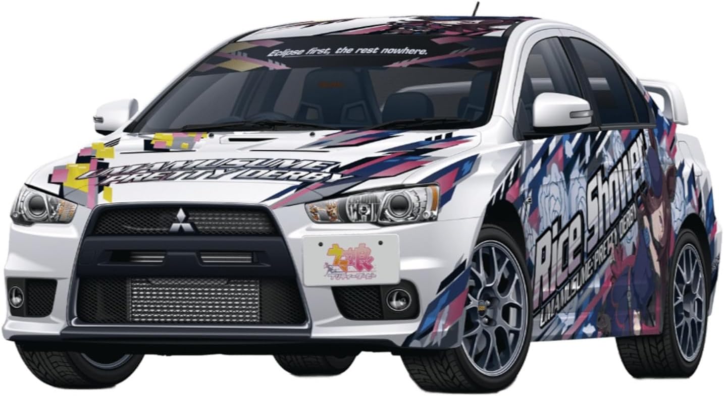 Aoshima 1/24 Itasha Series No.3 Uma Musume Pretty Derby Ver.2 CZ4A Lancer Evolution X Final Edition '15 (Mitsubishi)