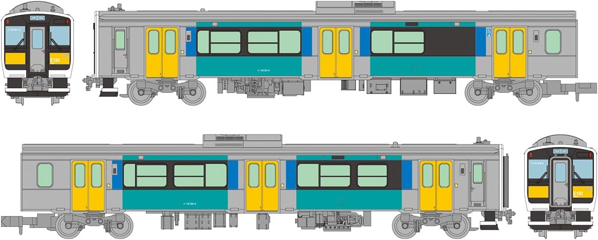 TOMYTEC The Railway Collection JR Kiha E131 & E132 (Suigun Line) 2 Cars Set