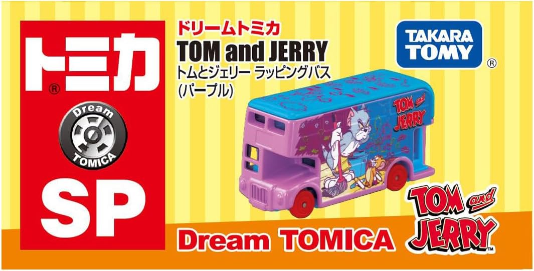 Dream Tomica SP Tom and Jerry bus (purple)