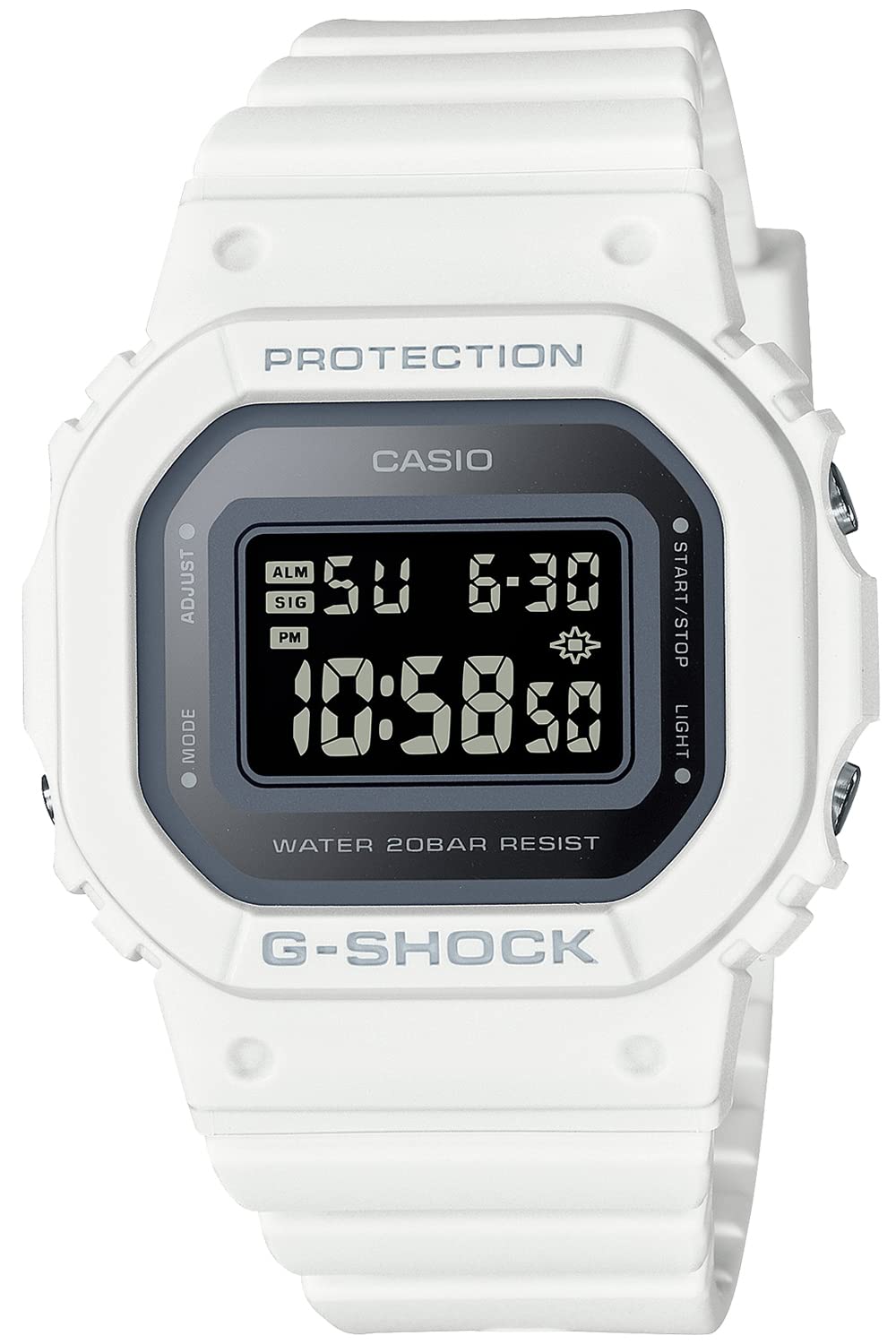 [カシオ] 腕時計 ジーショック 【国内正規品】 ミッドサイズモデル GMD-S5600-7JF レディース ホワイト - BanzaiHobby