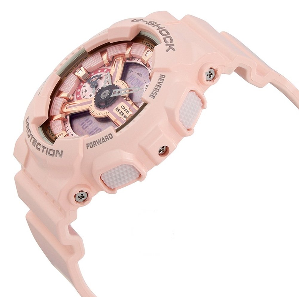 [Casio(カシオ)] 腕時計 G-Shock GMAS110MP-4A1 S Series Analog Digital Pink Watch [並行輸入品]