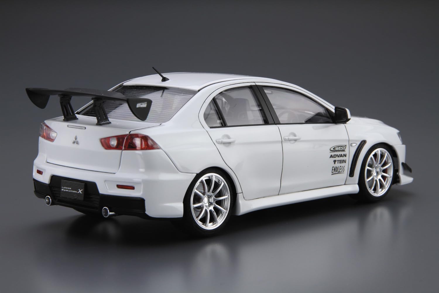 Aoshima 069295 1/24 The Tuned Car Series No.19 Mitsubishi C-WEST CZ4A Lancer Evolution X '07 - BanzaiHobby