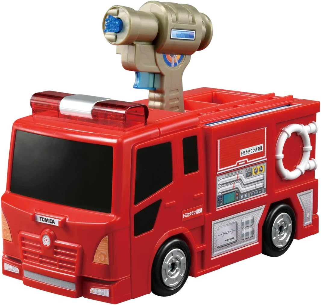 Tomica World Firefighting! Transforming Fire Station