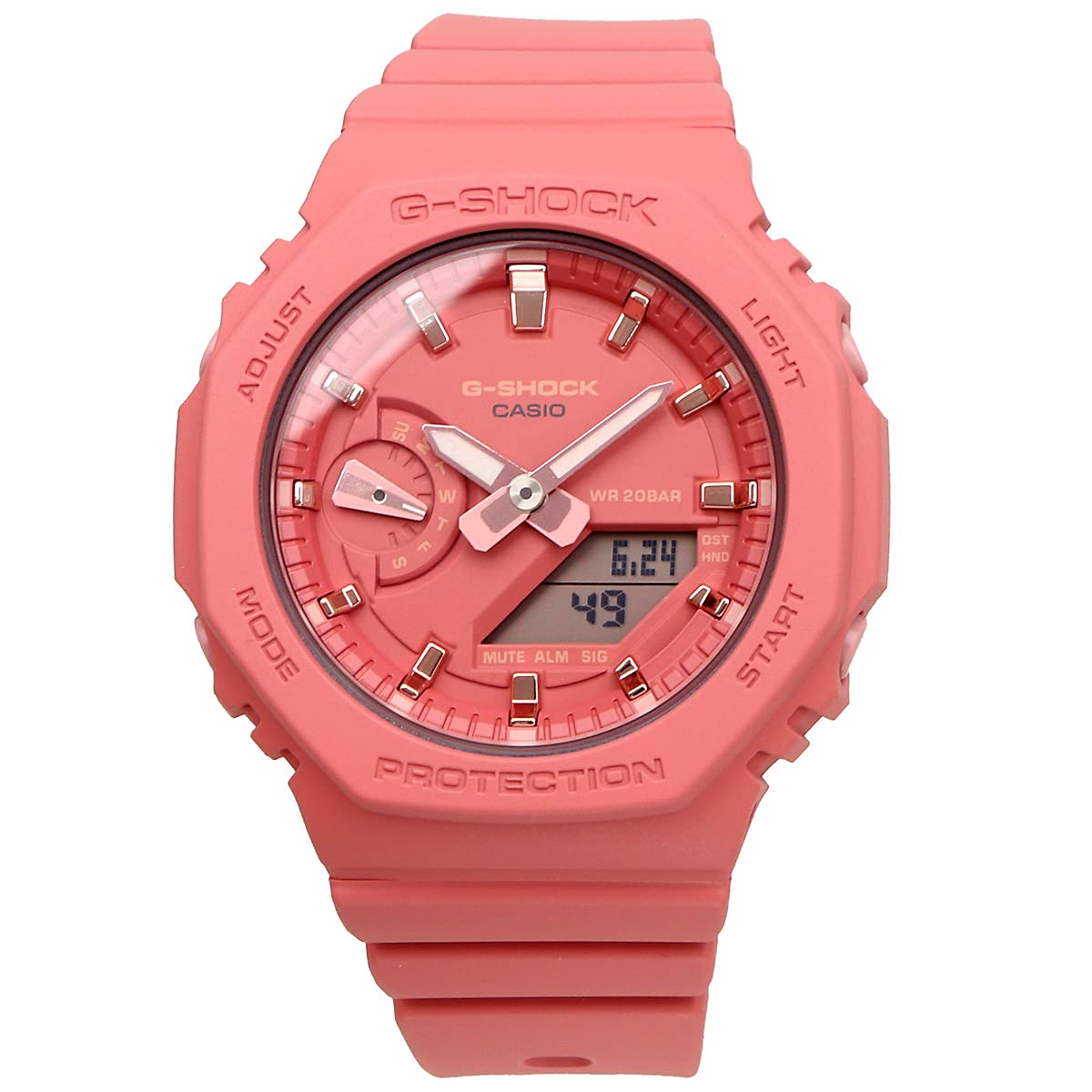 [カシオ] CASIO G-SHOCK オクタゴンデザイン GMA-S2100-4A2 メンズ レディース マットサーモンピンク [並行輸入品]