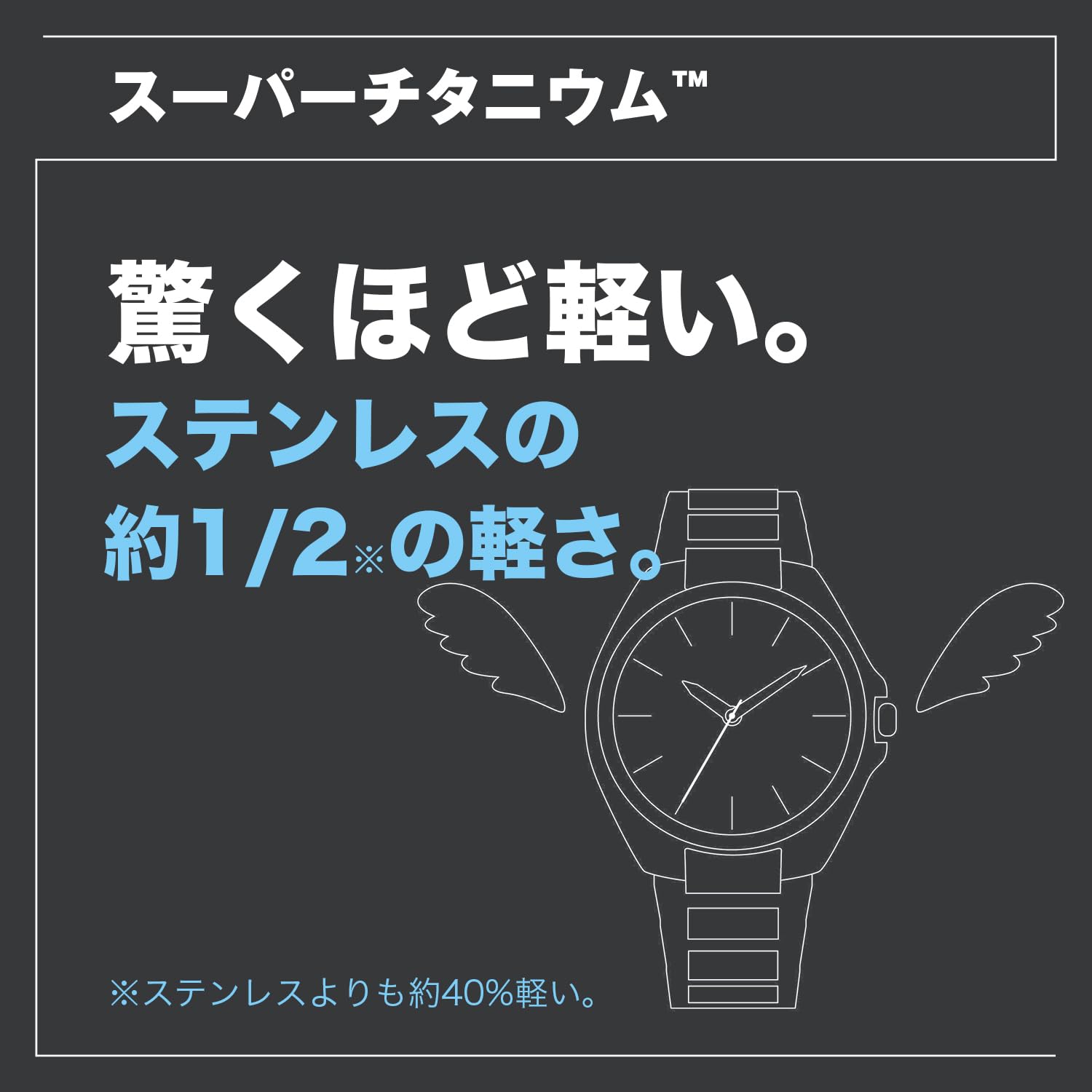 CITIZEN 腕時計 ATTESA 電波時計 防水 ビジネス CB3044-55E 八角ベゼル 軽量 チタン シンプル 3針 光発 BanzaiHobby