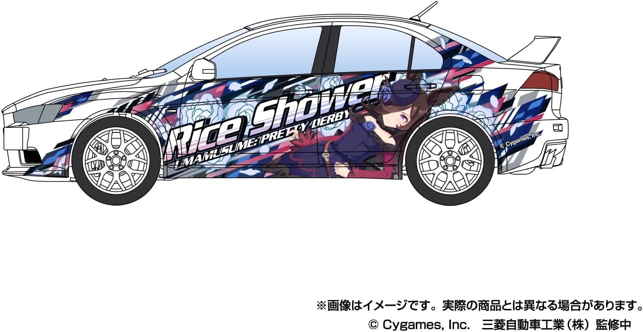 Aoshima 1/24 Itasha Series No.3 Uma Musume Pretty Derby Ver.2 CZ4A Lancer Evolution X Final Edition '15 (Mitsubishi) - BanzaiHobby