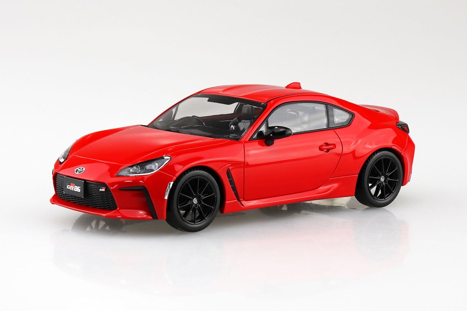 Aoshima 1/32 Easy Plus Snap Kit 10-SR Toyota GR86 2021 Spark Red - BanzaiHobby