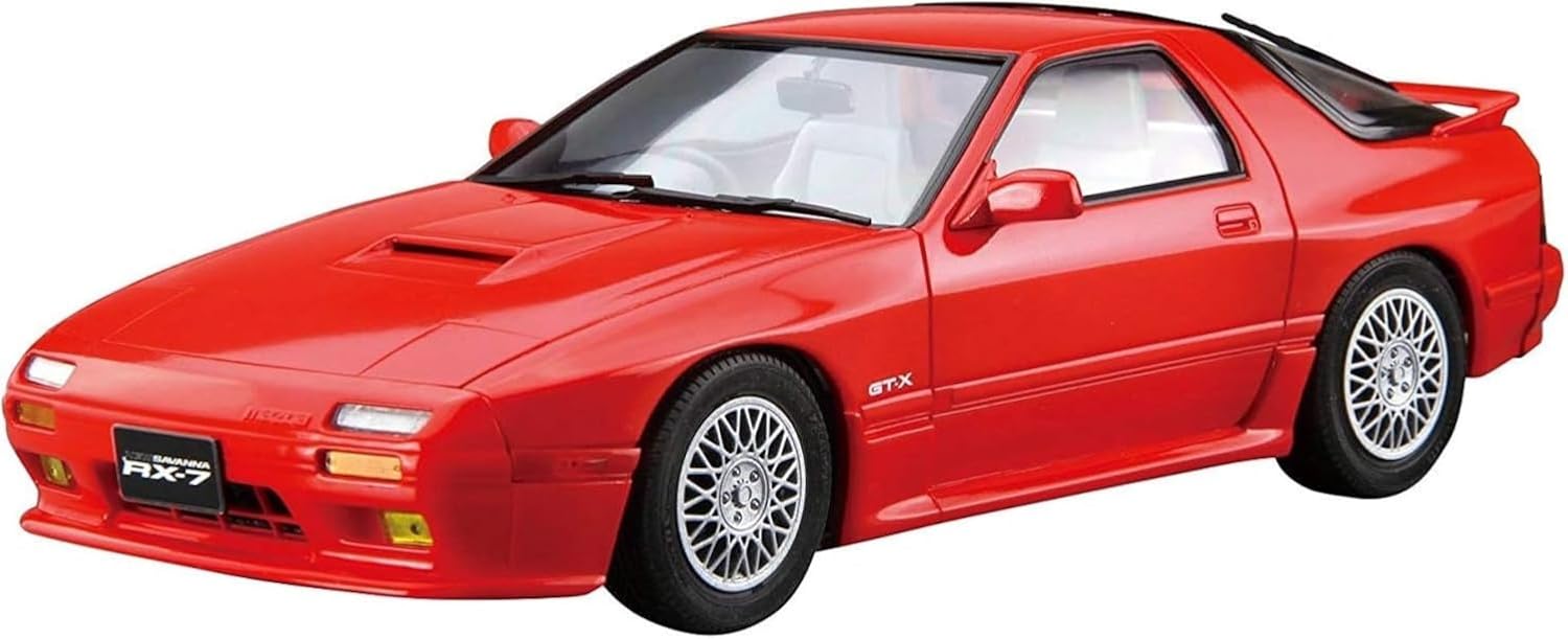 Aoshima 1/24 The Model Car Series No.64 Mazda FC3S Savannah RX-7 '89