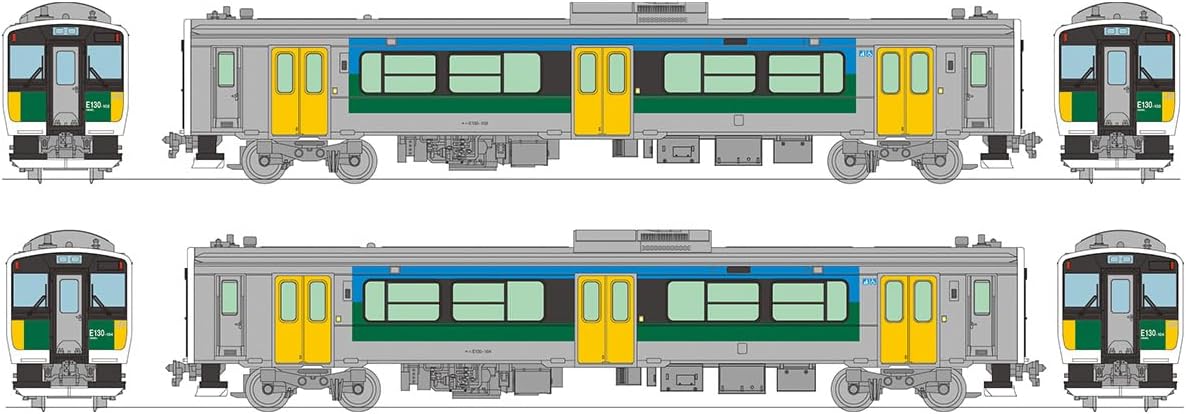 TOMYTEC 332671 Railway Collection Railway Collection JR Kiha E130 Type 100th Kururi Line Color 2 Car Set